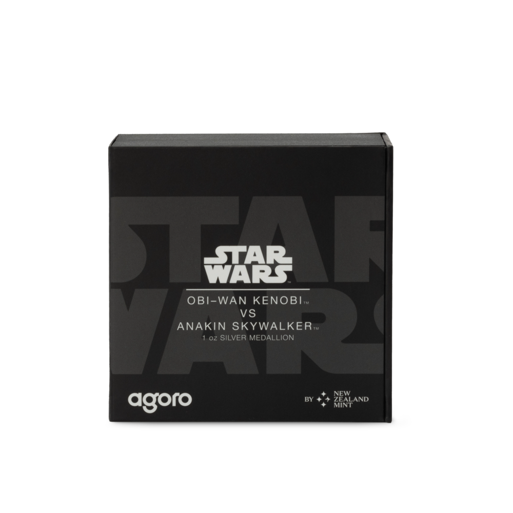 Star Wars™ Obi-Wan Kenobi™ VS Anakin Skywalker™ 1oz Silver Medallion