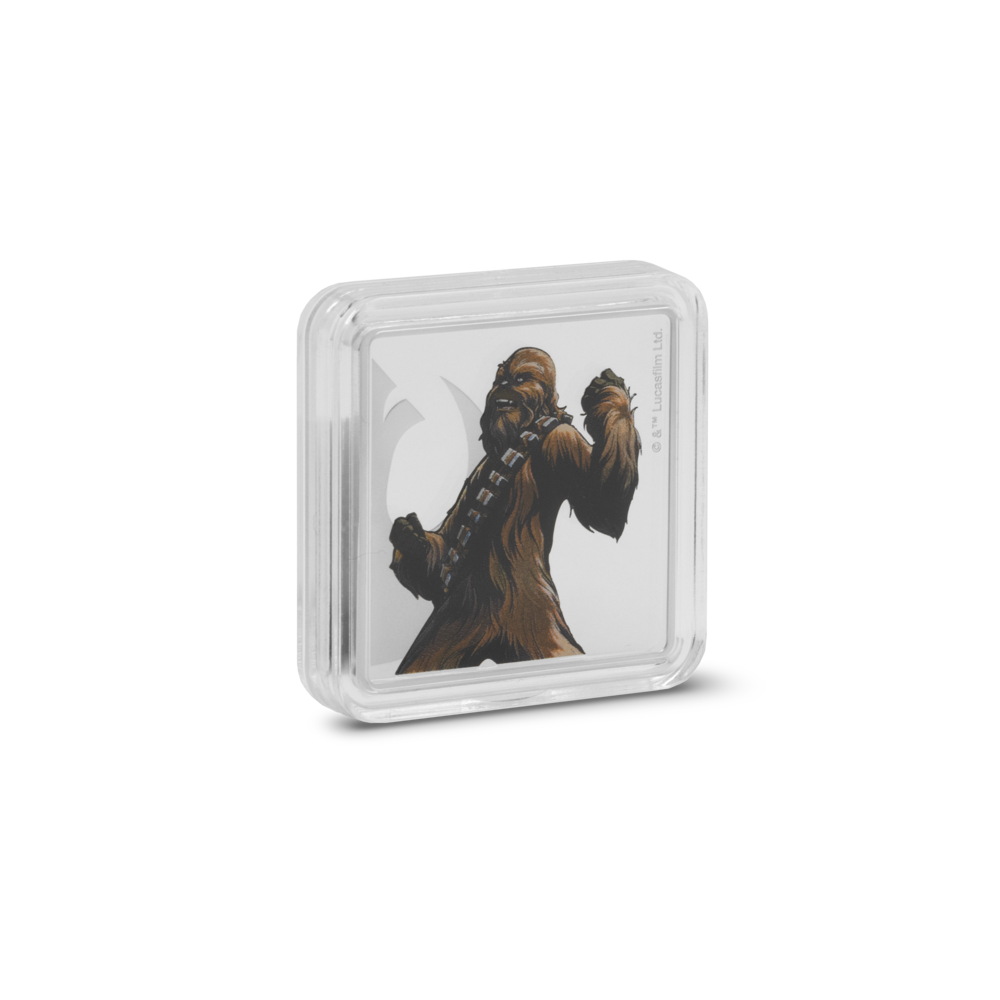 Star Wars™ Han Solo™ and Chewbacca™ 1oz Silver Medallion