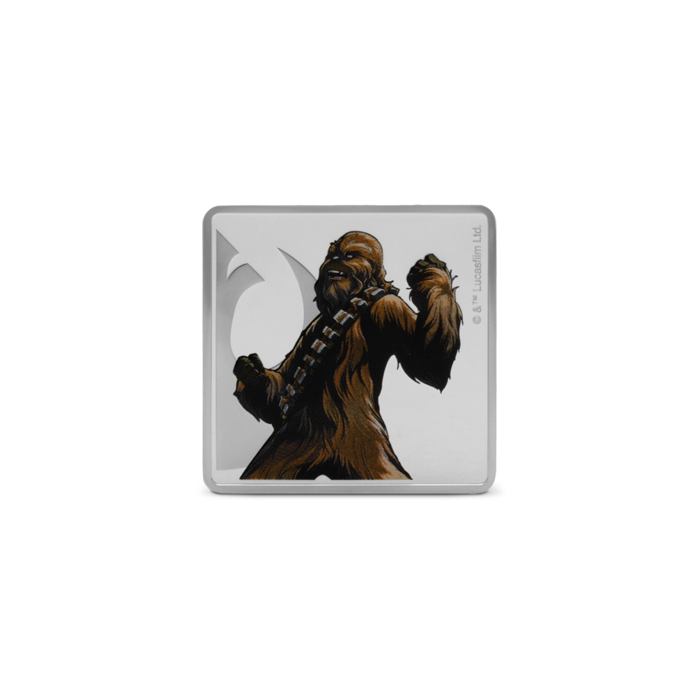 Star Wars™ Han Solo™ and Chewbacca™ 1oz Silver Medallion