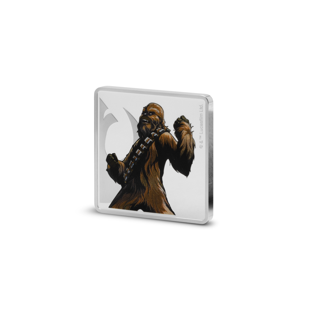Star Wars™ Han Solo™ and Chewbacca™ 1oz Silver Medallion