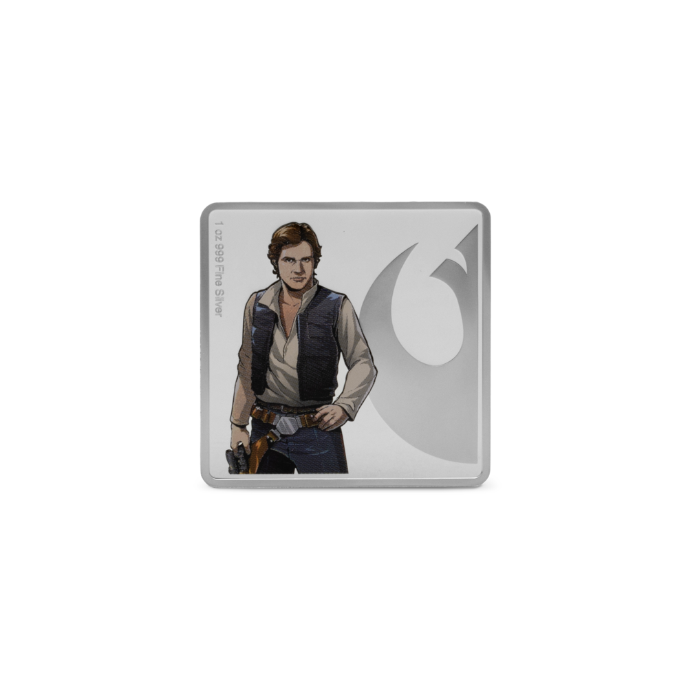 Star Wars™ Han Solo™ and Chewbacca™ 1oz Silver Medallion