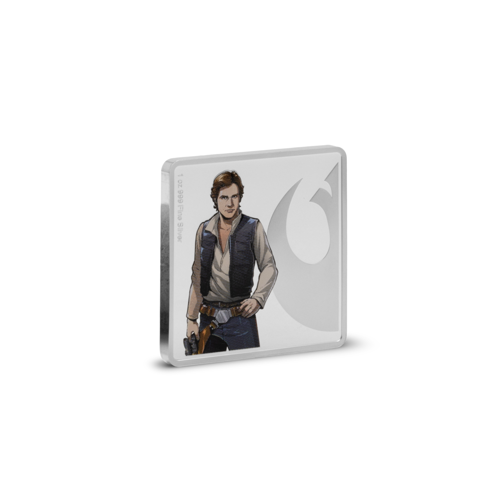 Star Wars™ Han Solo™ and Chewbacca™ 1oz Silver Medallion