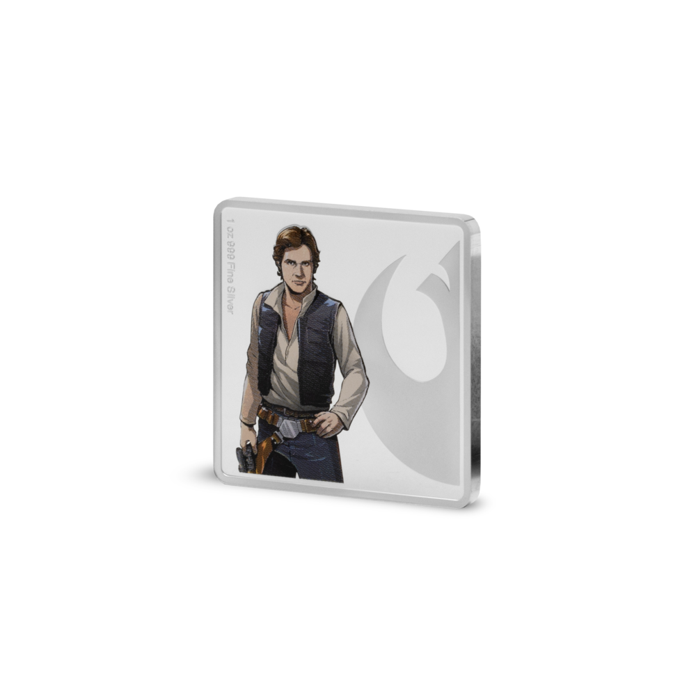 Star Wars™ Han Solo™ and Chewbacca™ 1oz Silver Medallion
