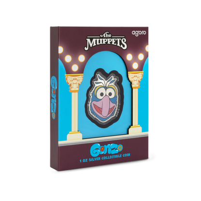Disney The Muppets 70th Anniversary Series 1 -4 Gonzo 1oz Silver Coin