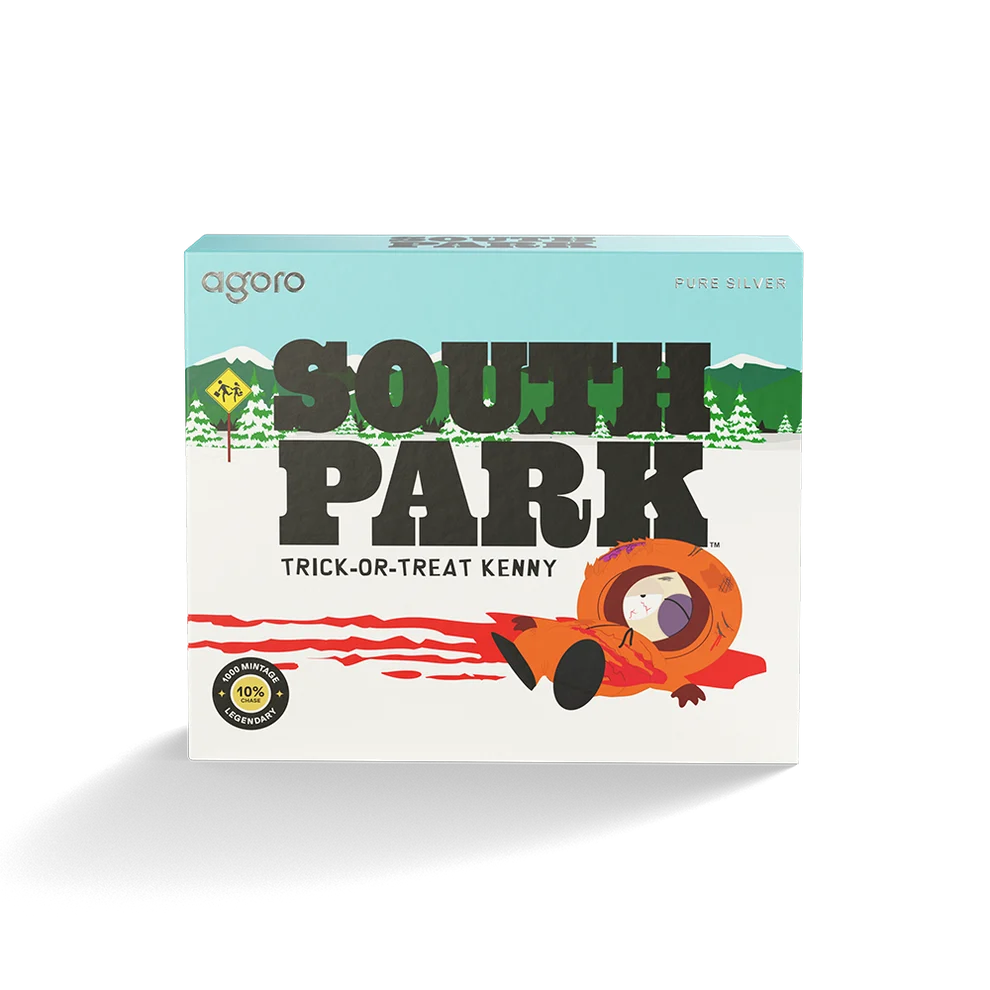 South Park - Trick-Or-Treat Kenny 1/3oz Silver Coin W/ Chase