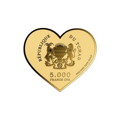 Heart I love you 1/200oz - Gold Gift