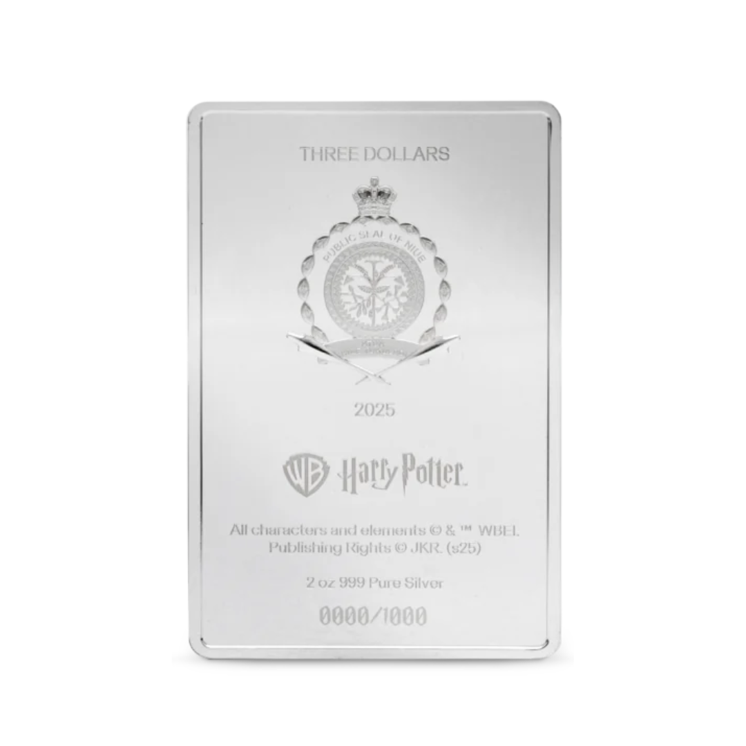 Harry Potter Book Covers: Harry Potter and the Chamber of Secrets 2oz Silver