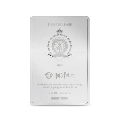 Harry Potter Book Covers: Harry Potter and the Chamber of Secrets 2oz Silver