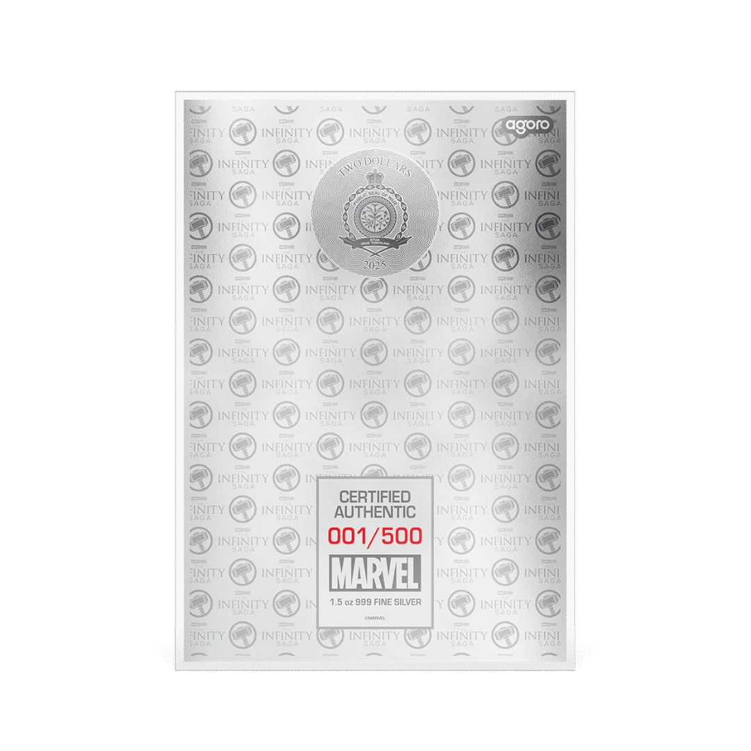 Marvel Infinity Saga - Phase 2-1. Thor: The Dark World 1.5oz Premium Silver Foil