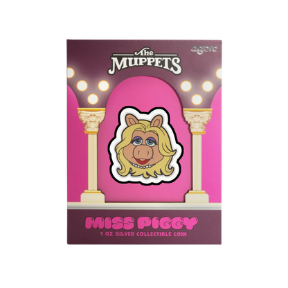 The Muppets 70th Anniversary Series 1-2. Miss Piggy 1oz Silver Coin