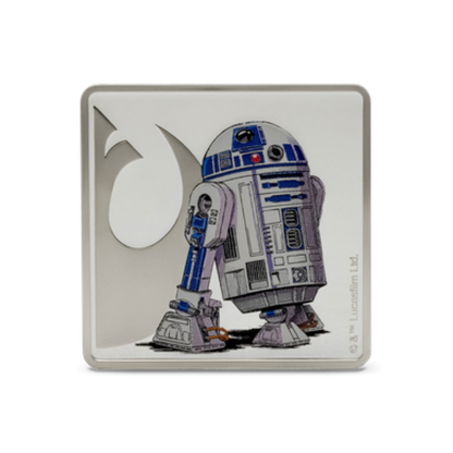 Star Wars Allies - Luke Skywalker & R2-D2 1oz Silver Medallion