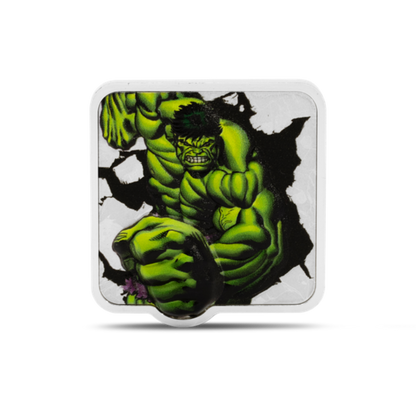 Marvel Smash Series - 1. Hulk Smash 2oz Silver Coin