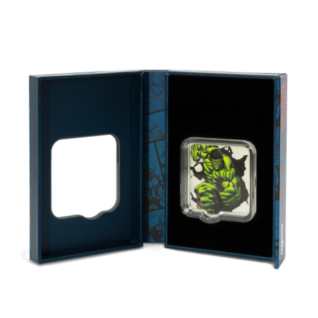 Marvel Smash Series - 1. Hulk Smash 2oz Silver Coin