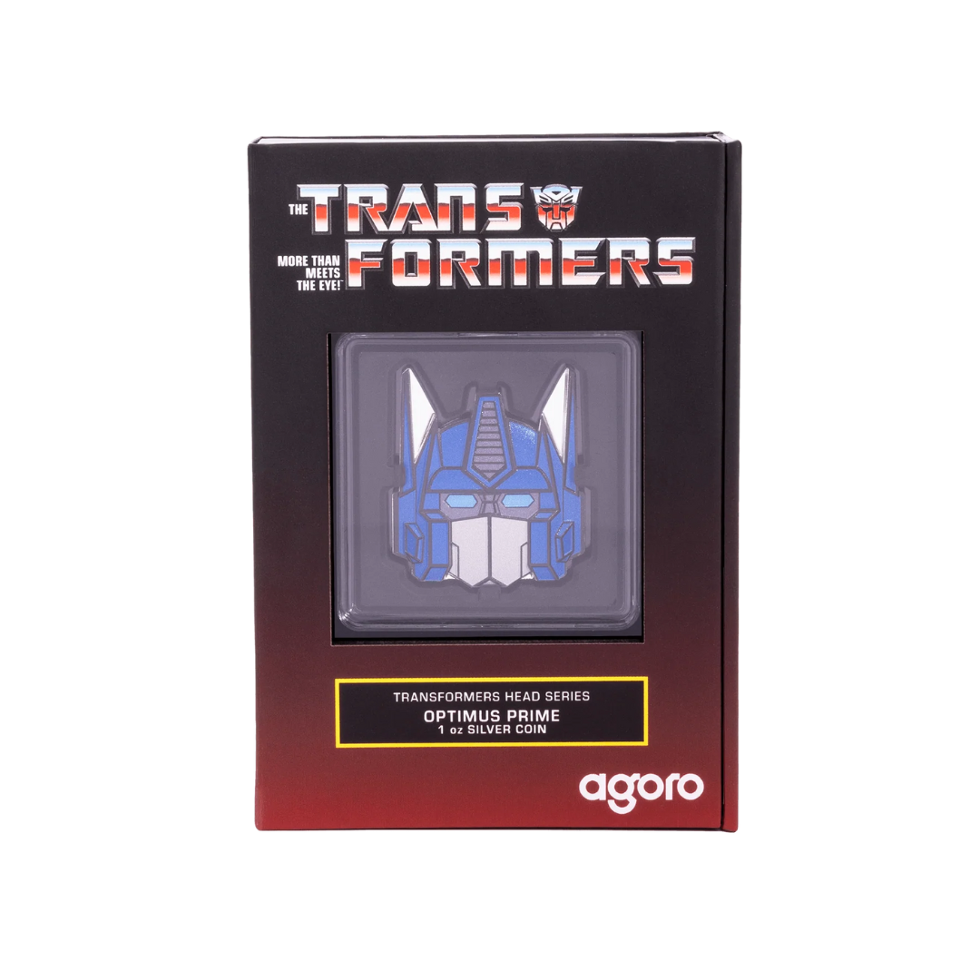 Transformer Heads - Optimus Prime 1oz Silver Coin