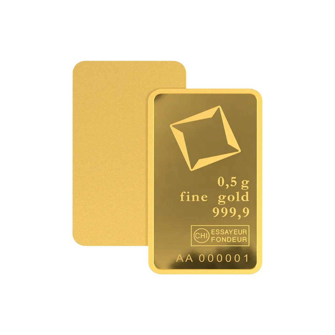 0.5g Valcambie Orange Gold Bar