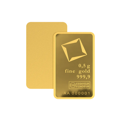 0.5g Valcambie Orange Gold Bar