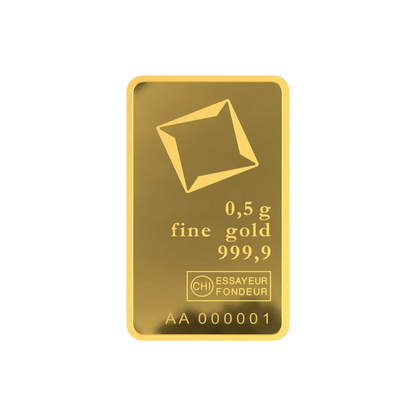 0.5g Valcambie Orange Gold Bar