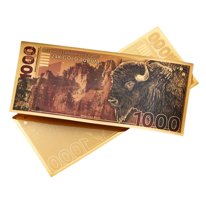 1000mg American Bison Aurum Gold Note 2025