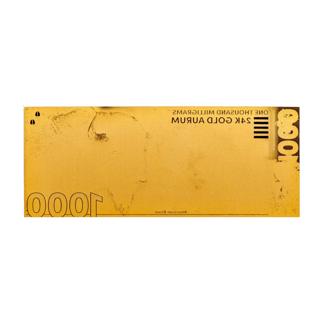 1000mg American Bison Aurum Gold Note 2025