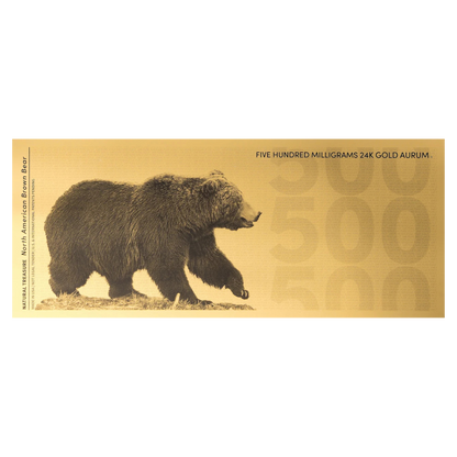 500mg Brown Bear Aurum Gold Note 2025