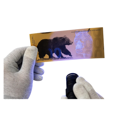 500mg Brown Bear Aurum Gold Note 2025