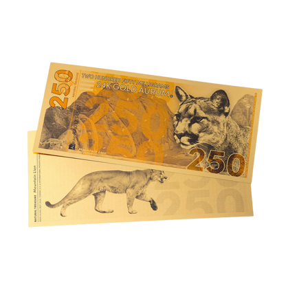250g Mountain Lion Aurum Gold Note 2024