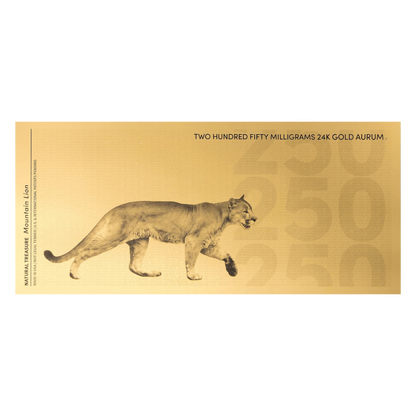 250g Mountain Lion Aurum Gold Note 2024