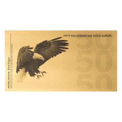 50mg Bald Eagle Aurum Gold Note 2025