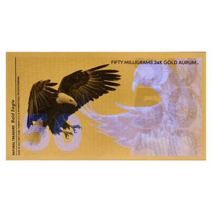 50mg Bald Eagle Aurum Gold Note 2025