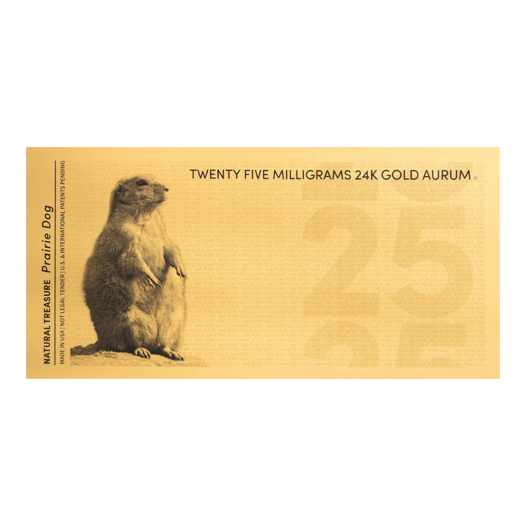25mg Prairie Dog Aurum Gold Note 2025