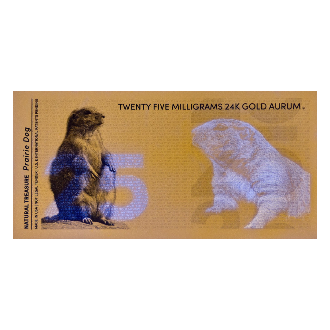 25mg Prairie Dog Aurum Gold Note 2025