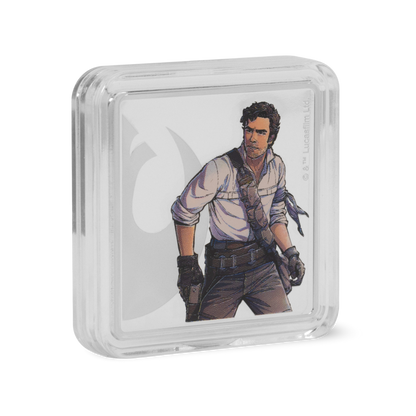 Star Wars Allies -  Finn and Poe Dameron 1oz Silver Medallion