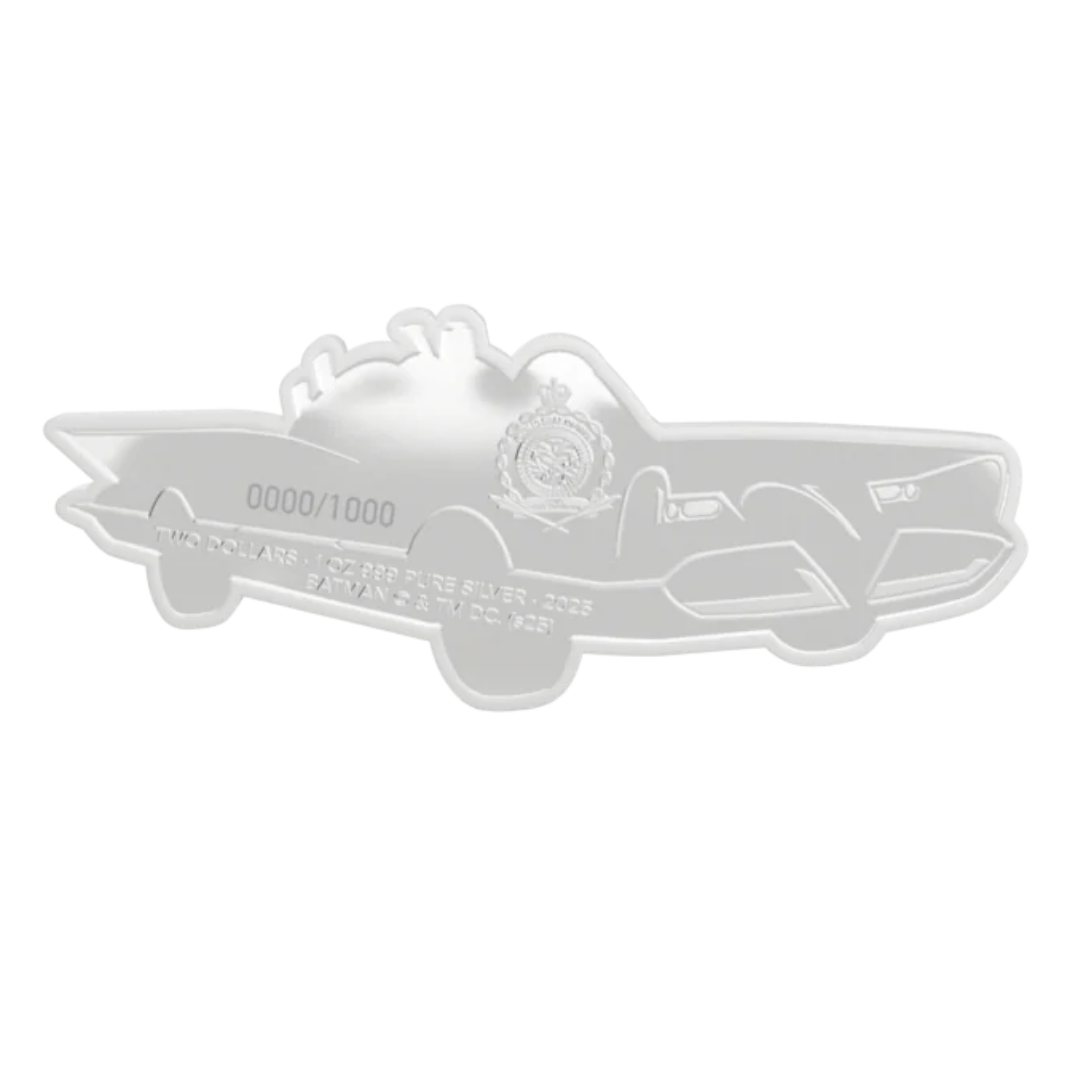 BATMAN™66 - Batmobile 1oz Silver Collectible Coin