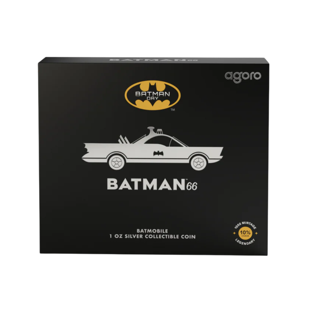 BATMAN™66 - Batmobile 1oz Silver Collectible Coin