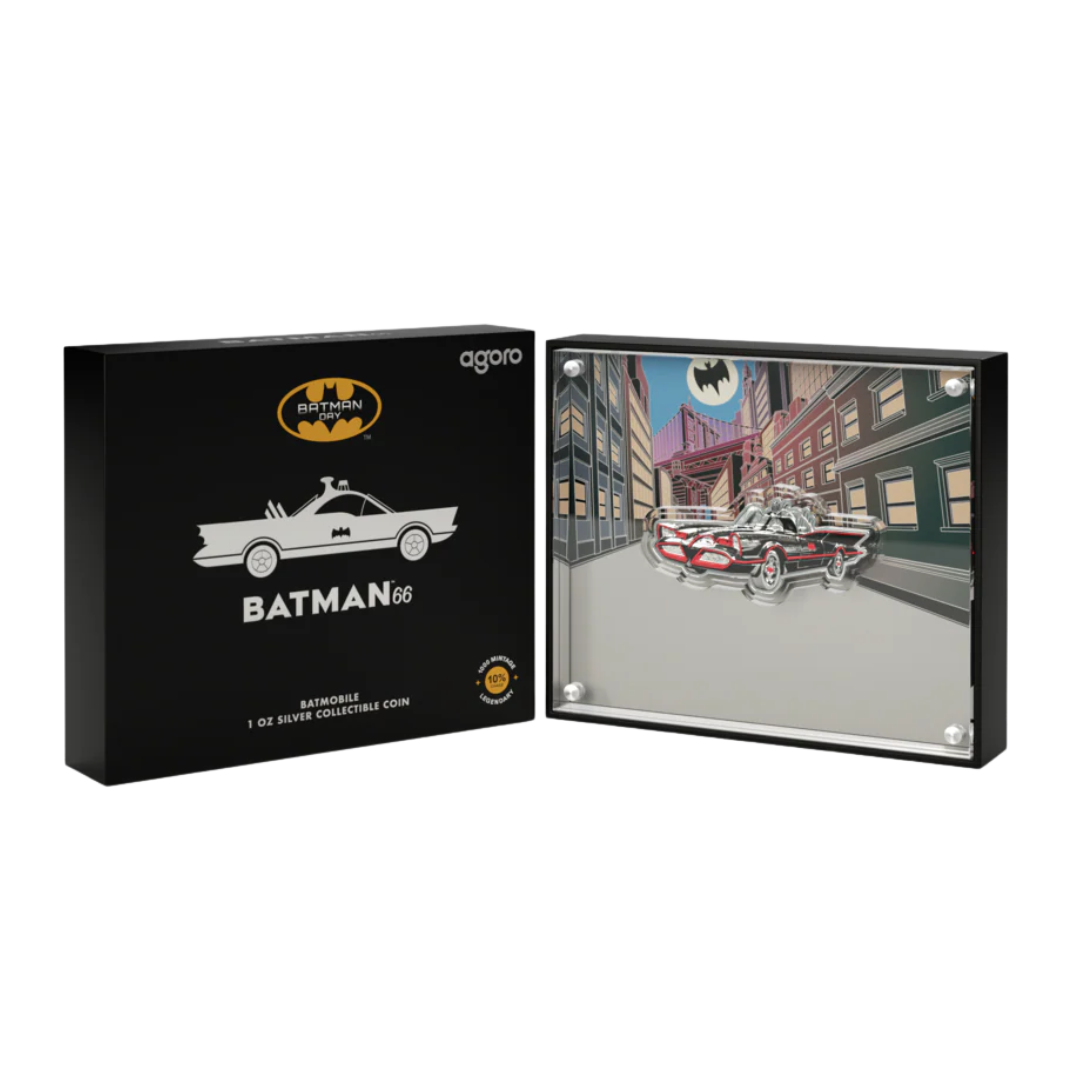 BATMAN™66 - Batmobile 1oz Silver Collectible Coin