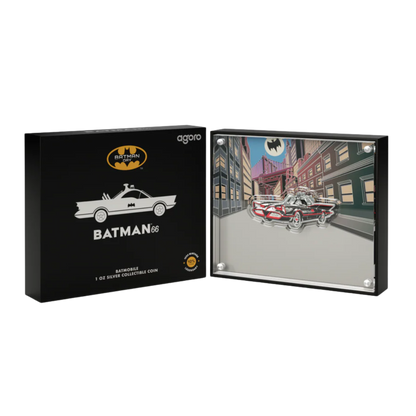 BATMAN™66 - Batmobile 1oz Silver Collectible Coin