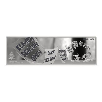 Looney Tunes - Double Trouble - Bugs Bunny 7 Daffy Duck: 4 - 1oz Silver Coin