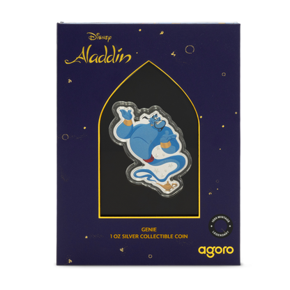 Disney - Aladdin - Genie: 6 1oz Silver Coin