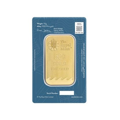 50g Britannia Gold Bar