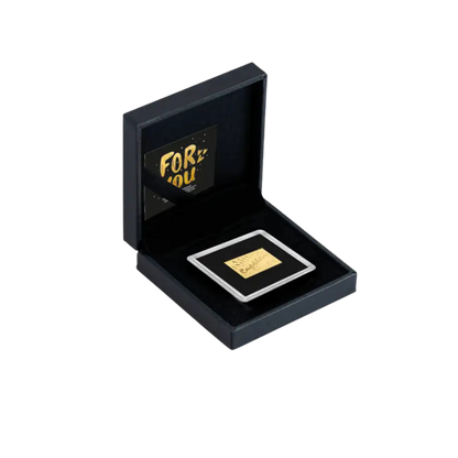 Congratulations Gold Coin in Gift Box - Gold Gift
