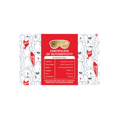 Coca Cola Sunglasses - Gold Gift