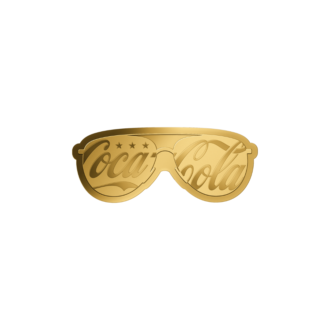 Coca Cola Sunglasses - Gold Gift