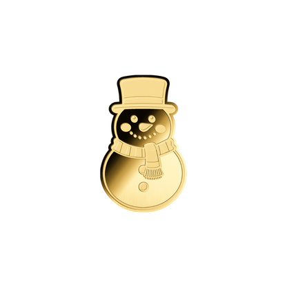 Let It Snow Coin Card - Gold Gift