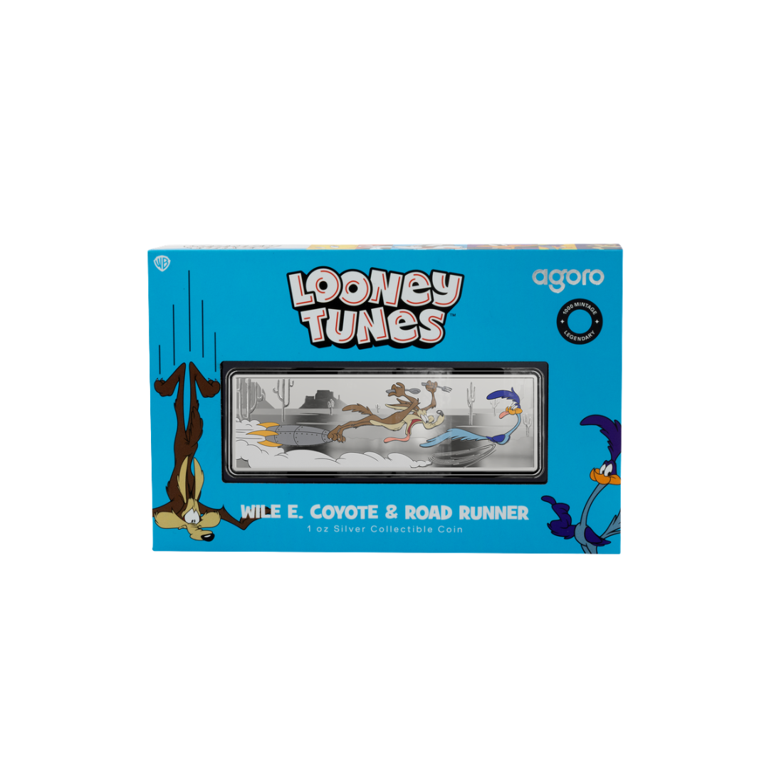 Looney Tunes - 3. Wile E. Coyote & Road Runner 1oz Silver Coin