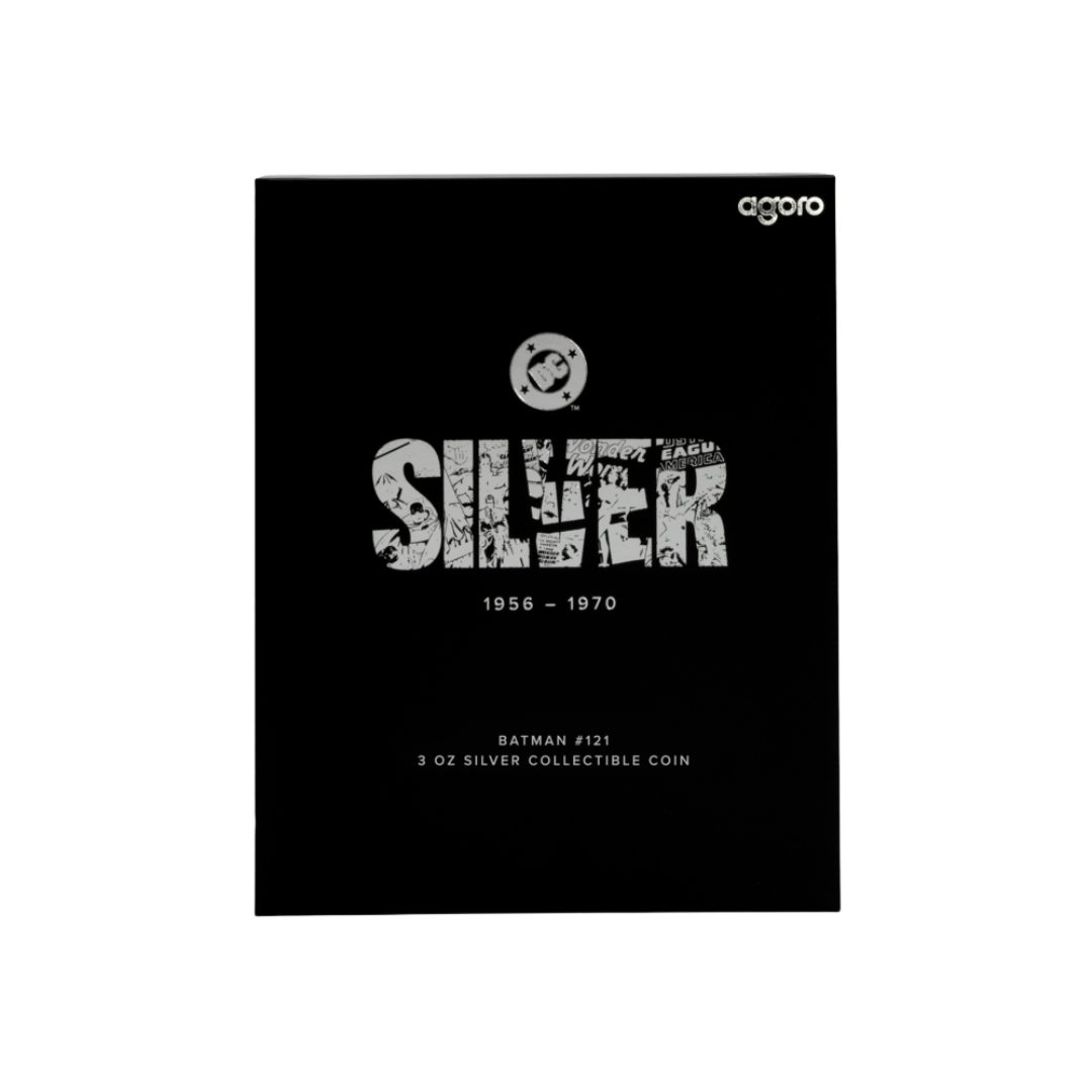 Warner Bros - 90 Years of DC Comics Silver Age -6. Batman #121 3oz Silver Coin
