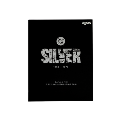 Warner Bros - 90 Years of DC Comics Silver Age -6. Batman #121 3oz Silver Coin