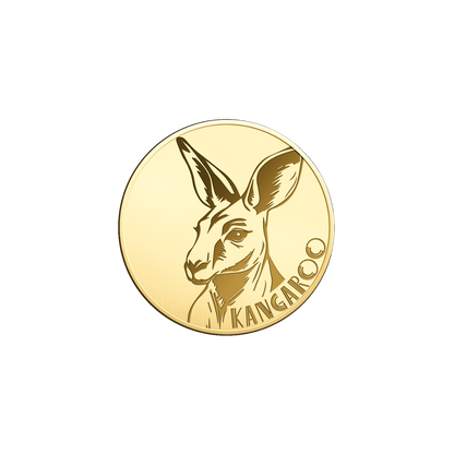 Kangaroo Coin Card - Gold Gift