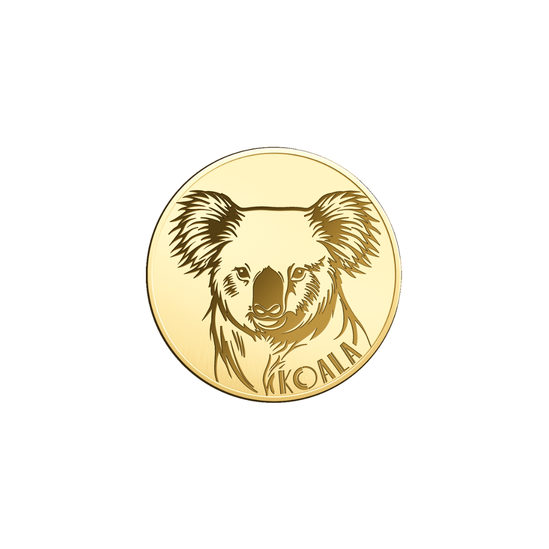 Koala Coin Card - Gold Gift