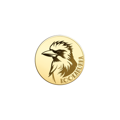 Kookaburra Coin Card - Gold Gift