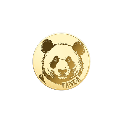 Panda Coin Card - Gold Gift